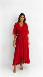 Amber | V-Neck Dress