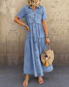 Beryl | Denim Midi Dress