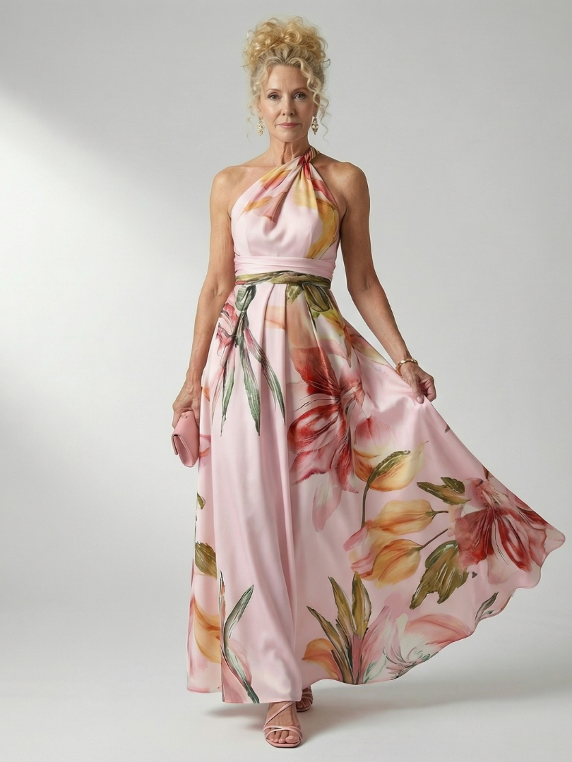 Poppy | Light Floral Maxi Dress