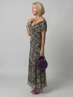 Caitlin | Off Shoulder Flow Midi Dress