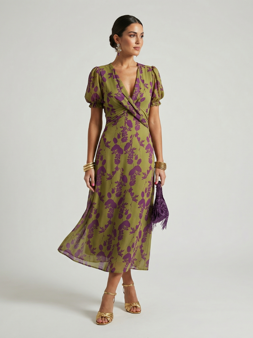 Sienna | Relaxed Floral Midi Dress