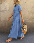 Beryl | Denim Midi Dress