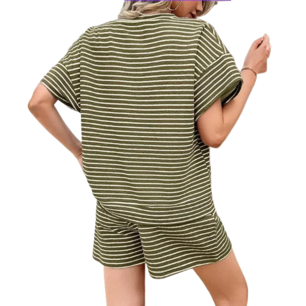 Harper | Striped Lounge Set