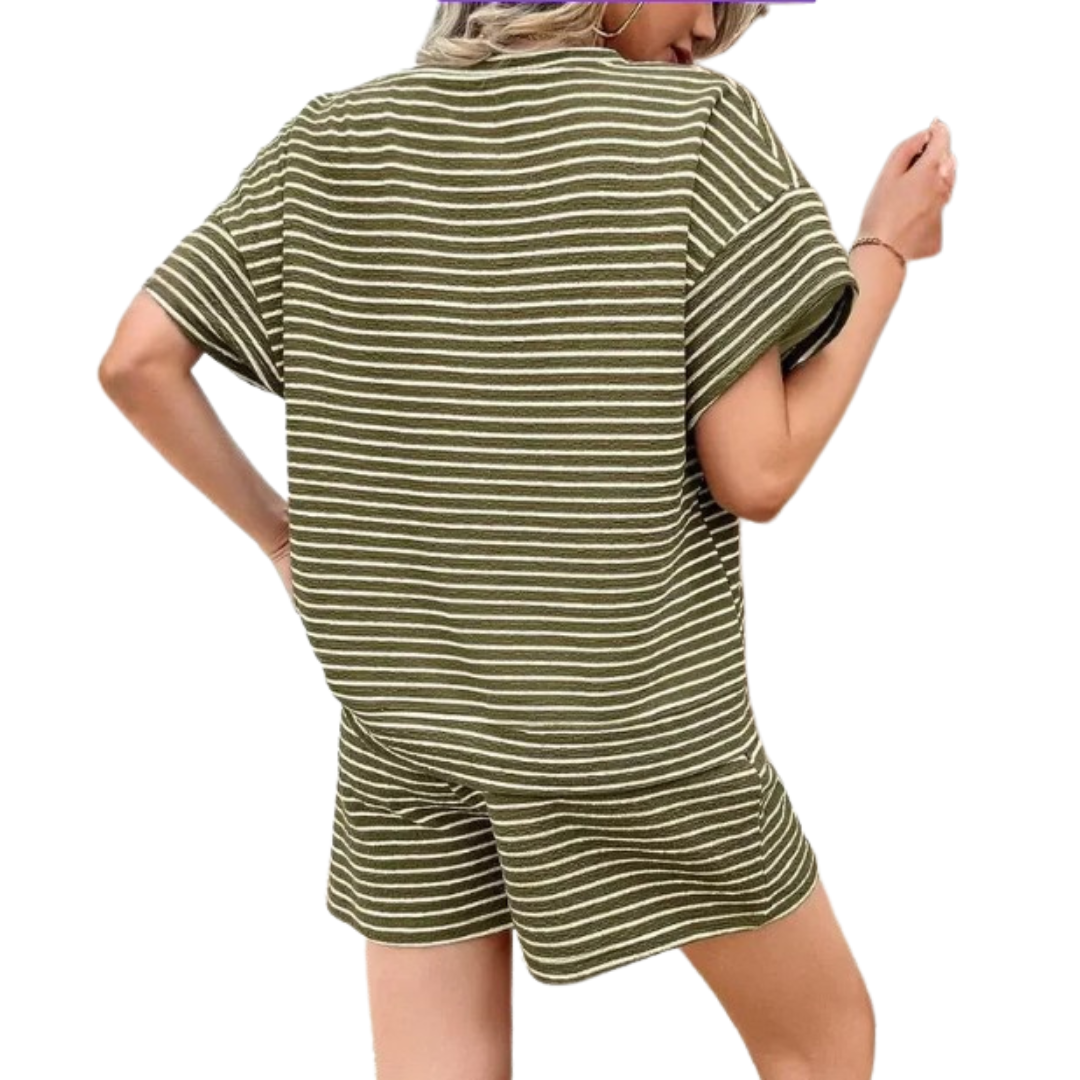 Harper | Striped Lounge Set