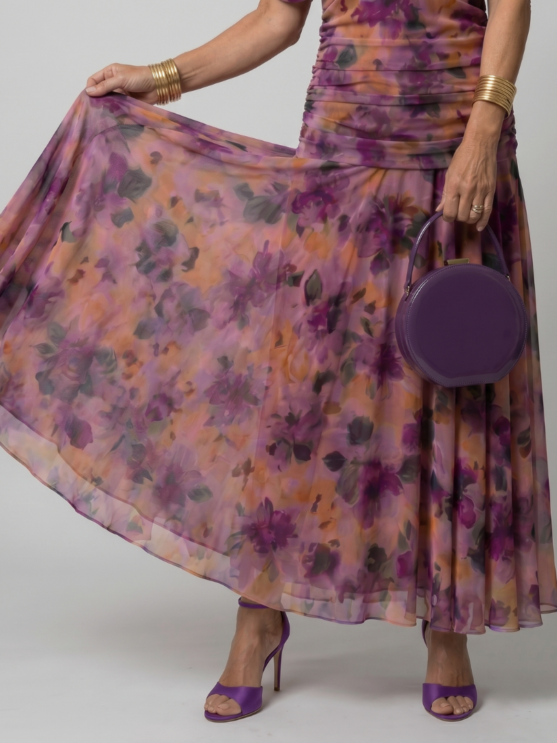 Caitlin | Off Shoulder Flow Midi Dress