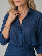 Madison | Long Sleeve Wrap Front Maxi Dress