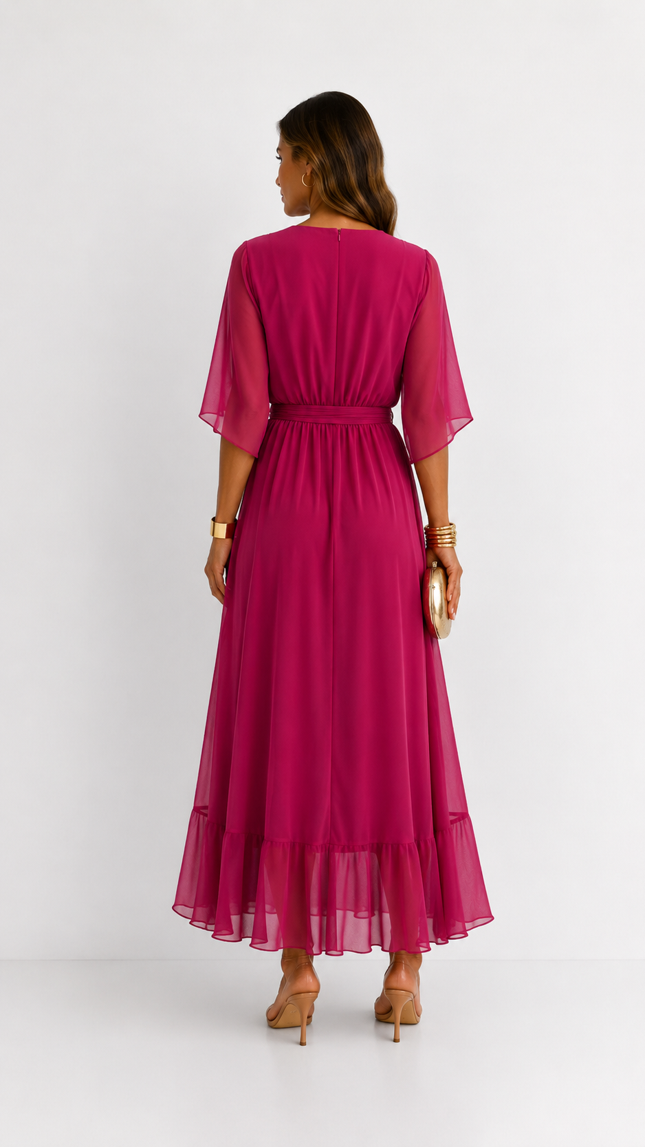 Amber | V-Neck Dress