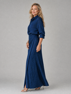 Madison | Long Sleeve Wrap Front Maxi Dress