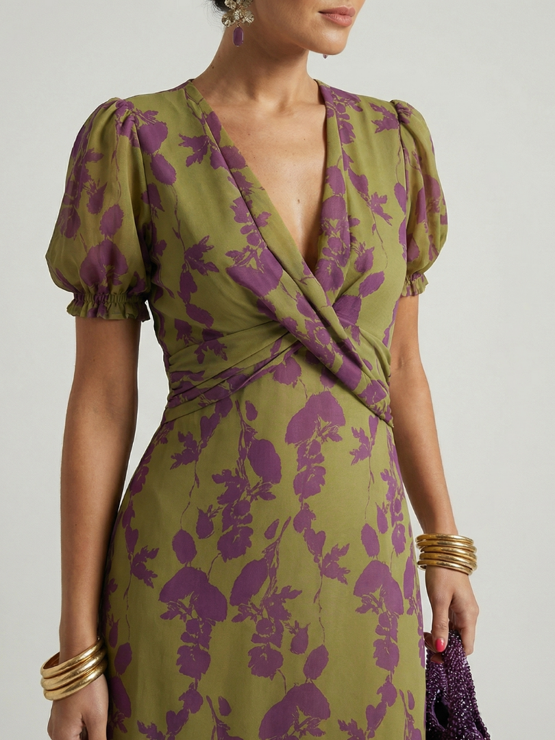 Sienna | Relaxed Floral Midi Dress