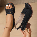 Amelia | Elegant Slingback Block Heel Sandals