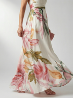 Poppy | Light Floral Maxi Dress