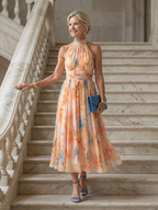 Scarlett | Soft Halter Midi Dress