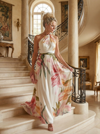 Poppy | Light Floral Maxi Dress