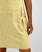 Abbey | Zipper Cotton Dress