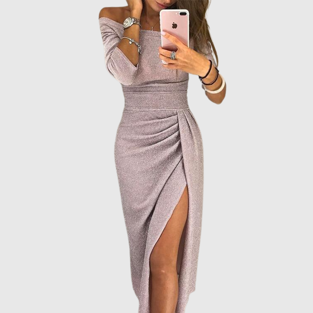Stella™ | Halter Neck Maxi Dress