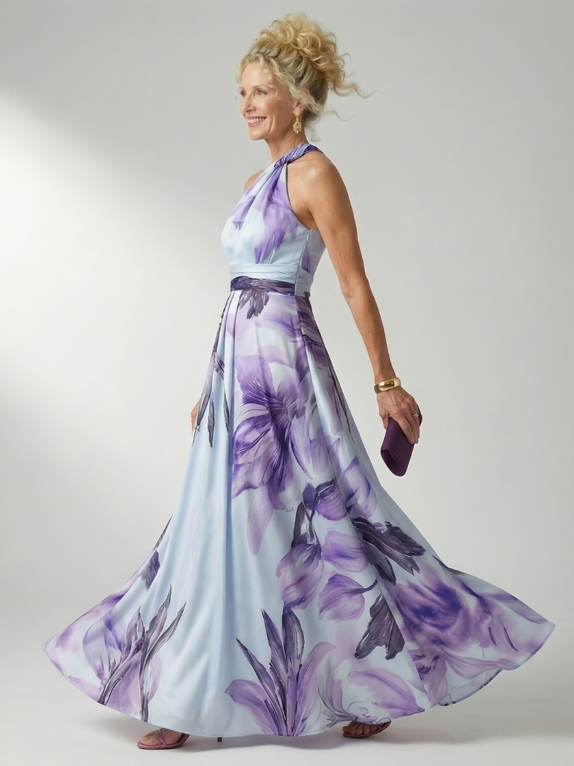 Poppy | Light Floral Maxi Dress