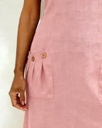Abbey | Zipper Cotton Dress