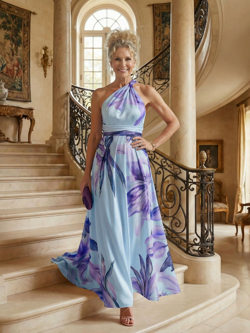 Poppy | Light Floral Maxi Dress