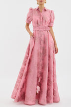 Anabella | Short Dress with Puff Sleeves