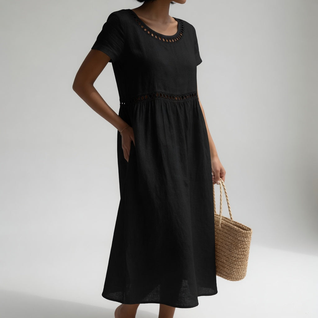 Romina | Easy Embroidered Dress