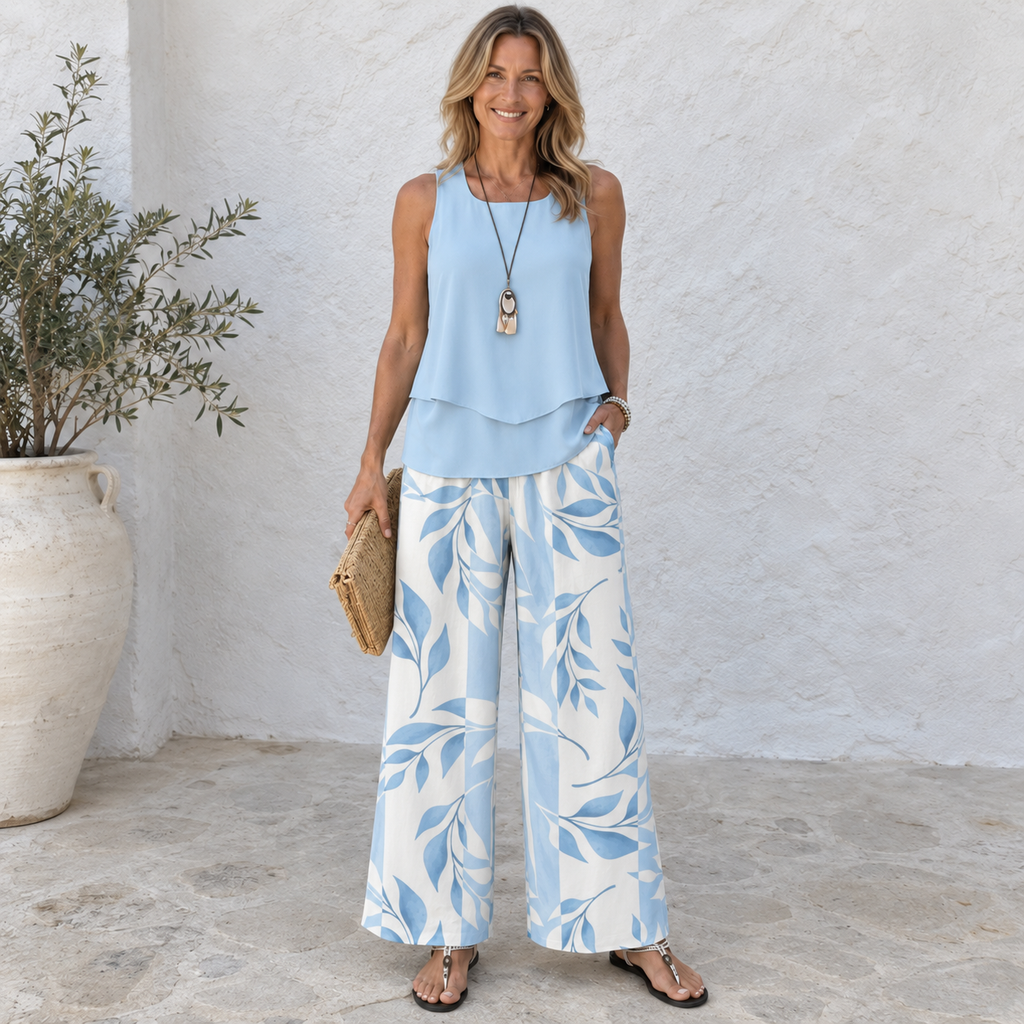 Olivia | Comfy Sleeveless 2-Piece Set