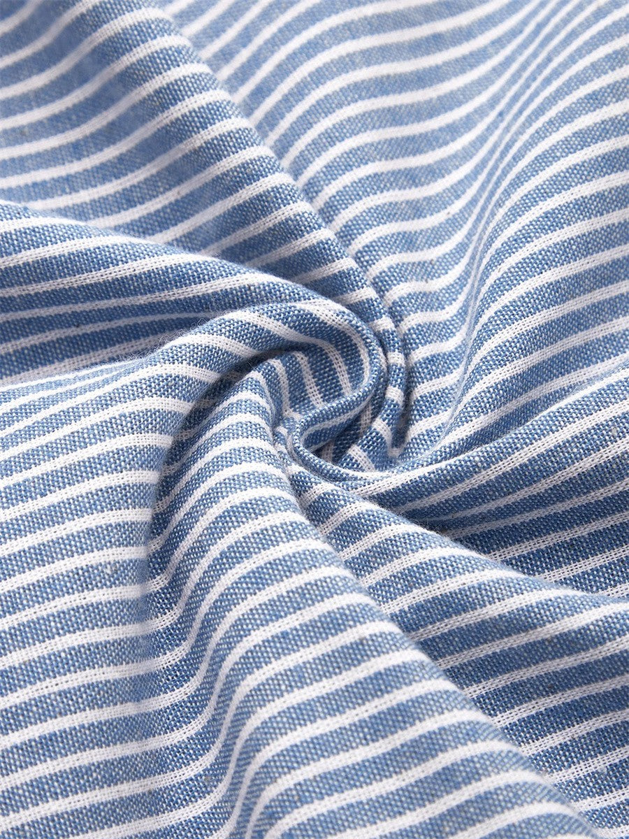Evelyn | Midi Striped Dress