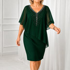 Evelyn | Elegant Draped Occasion Dress