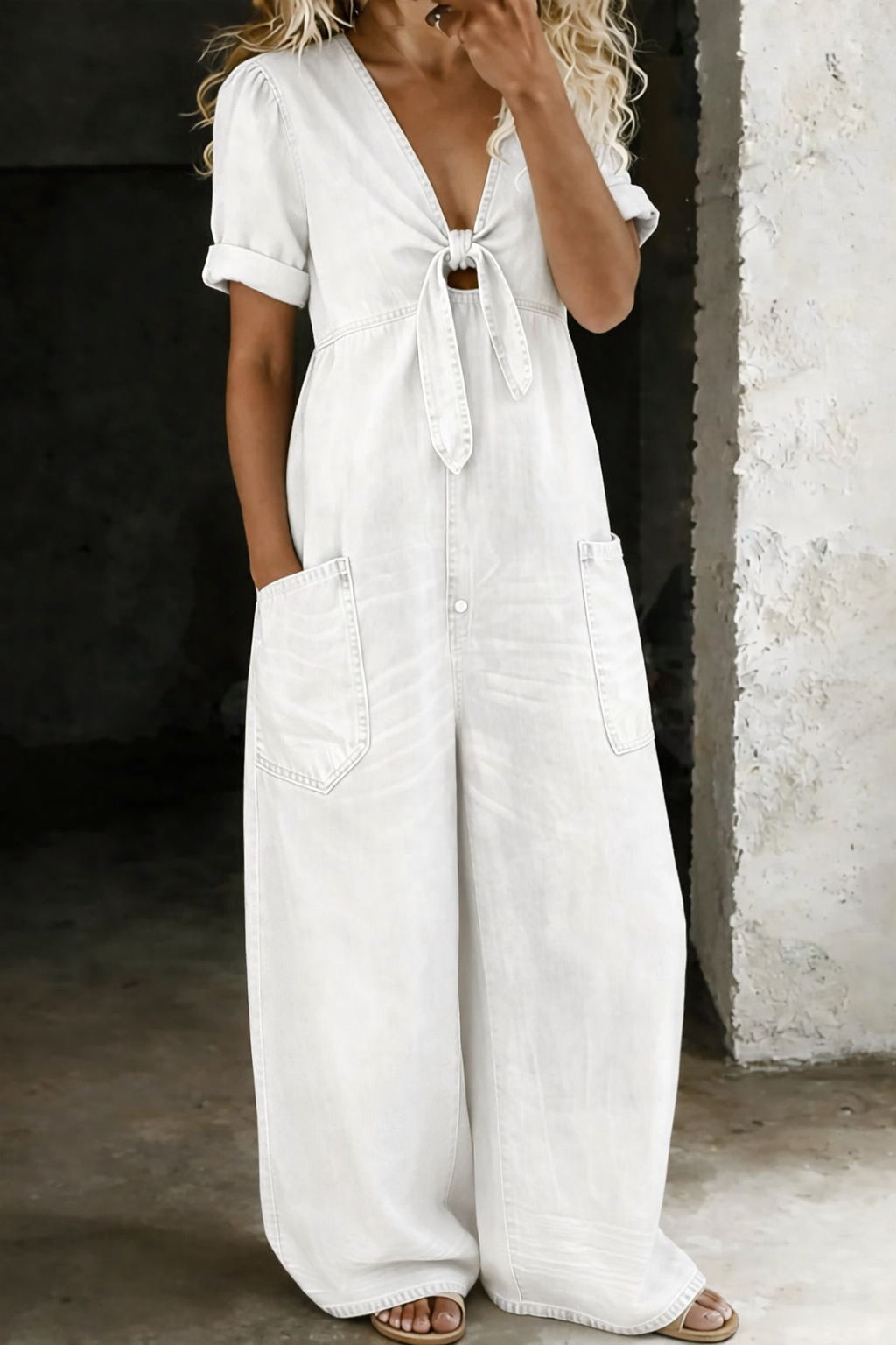 Maysie | Elegant V-Neck Jumpsuit