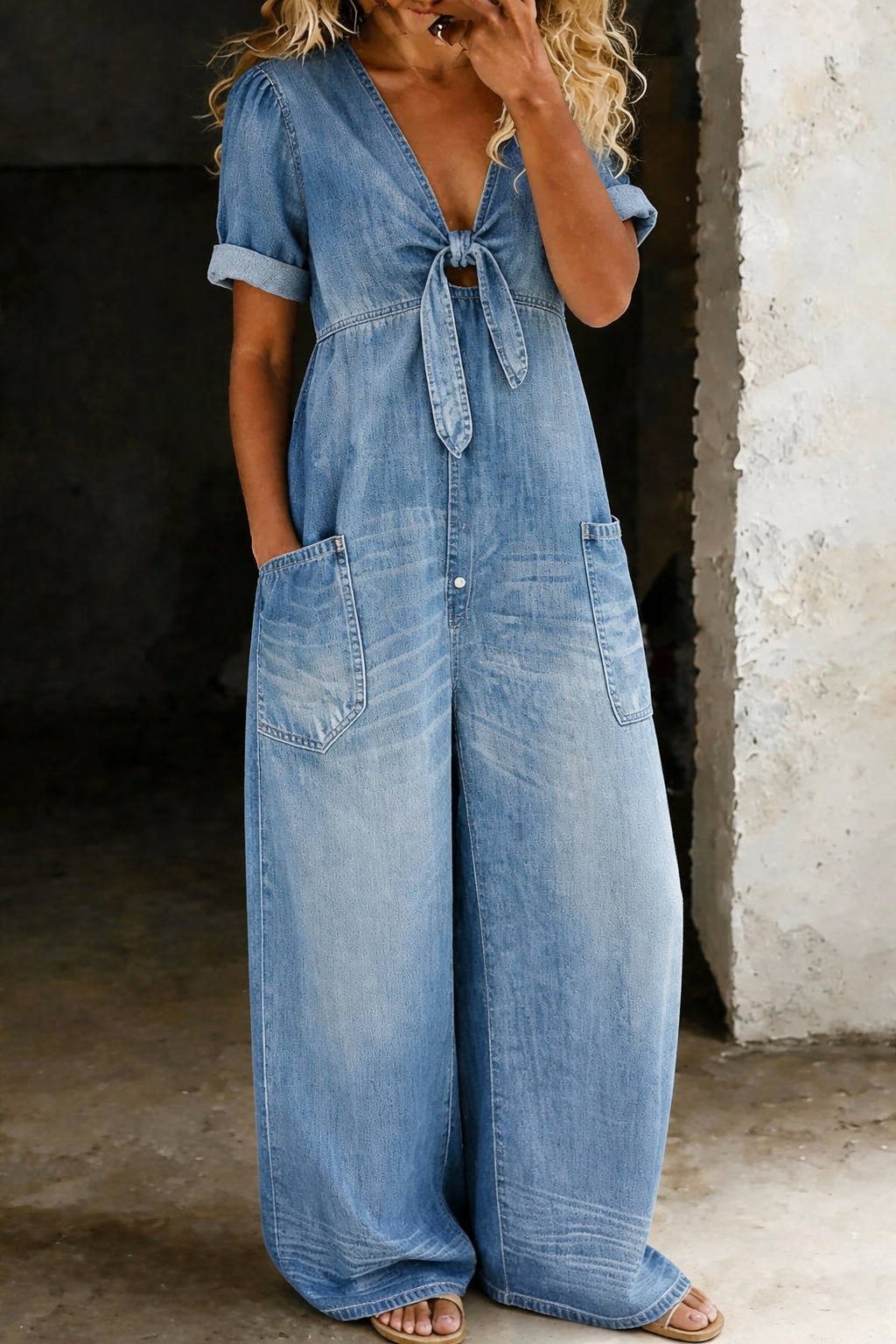 Maysie | Elegant V-Neck Jumpsuit
