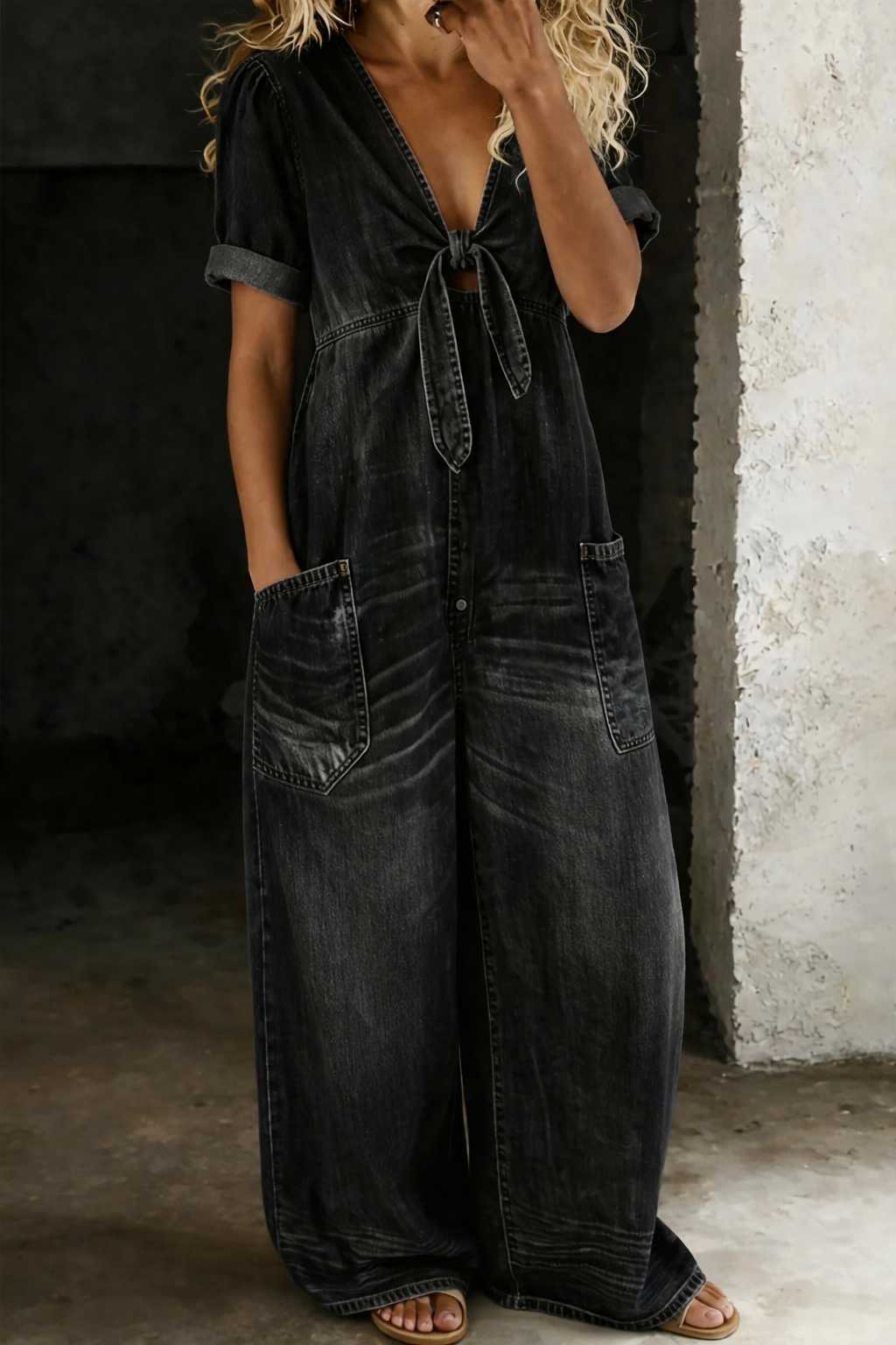 Maysie | Elegant V-Neck Jumpsuit