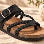 Freya | Orthopaedic Braided Leather Sandal