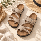 Freya | Orthopaedic Braided Leather Sandal