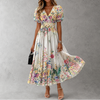 Georgia | Short Sleeve Floral Maxi Dress