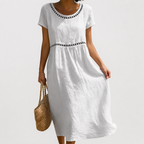 Romina | Easy Embroidered Dress