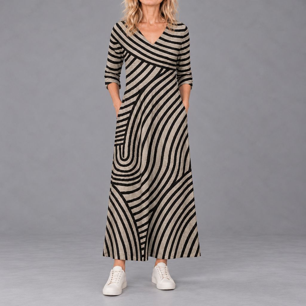 Elsie | Vintage Striped Dress