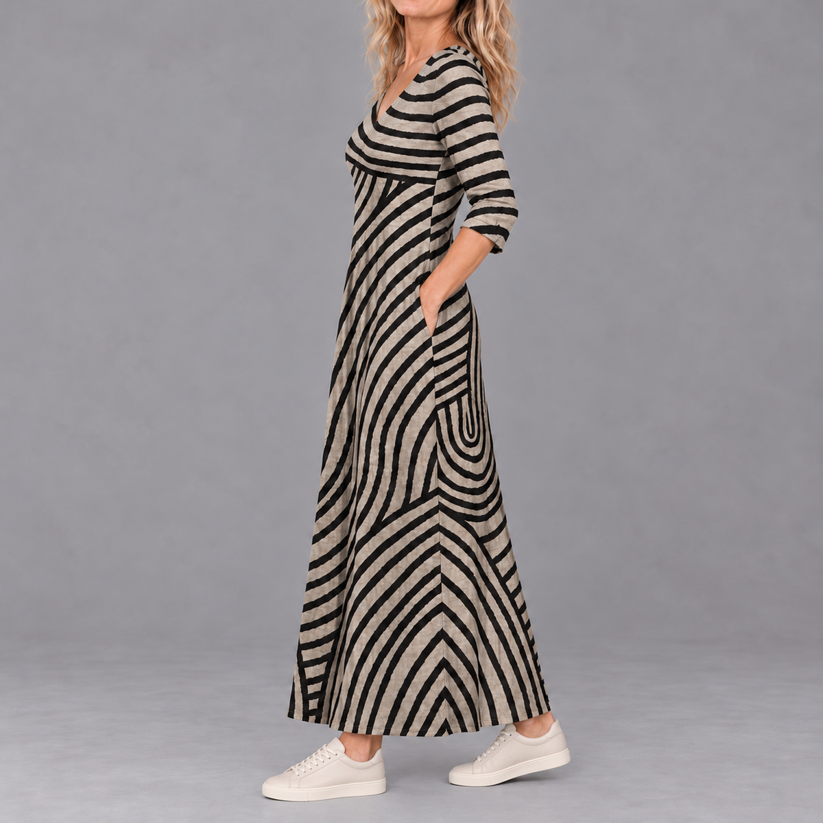 Elsie | Vintage Striped Dress