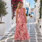 Grace | Elegant Halter Maxi Dress