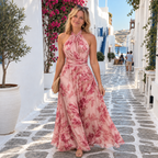 Grace | Elegant Halter Maxi Dress