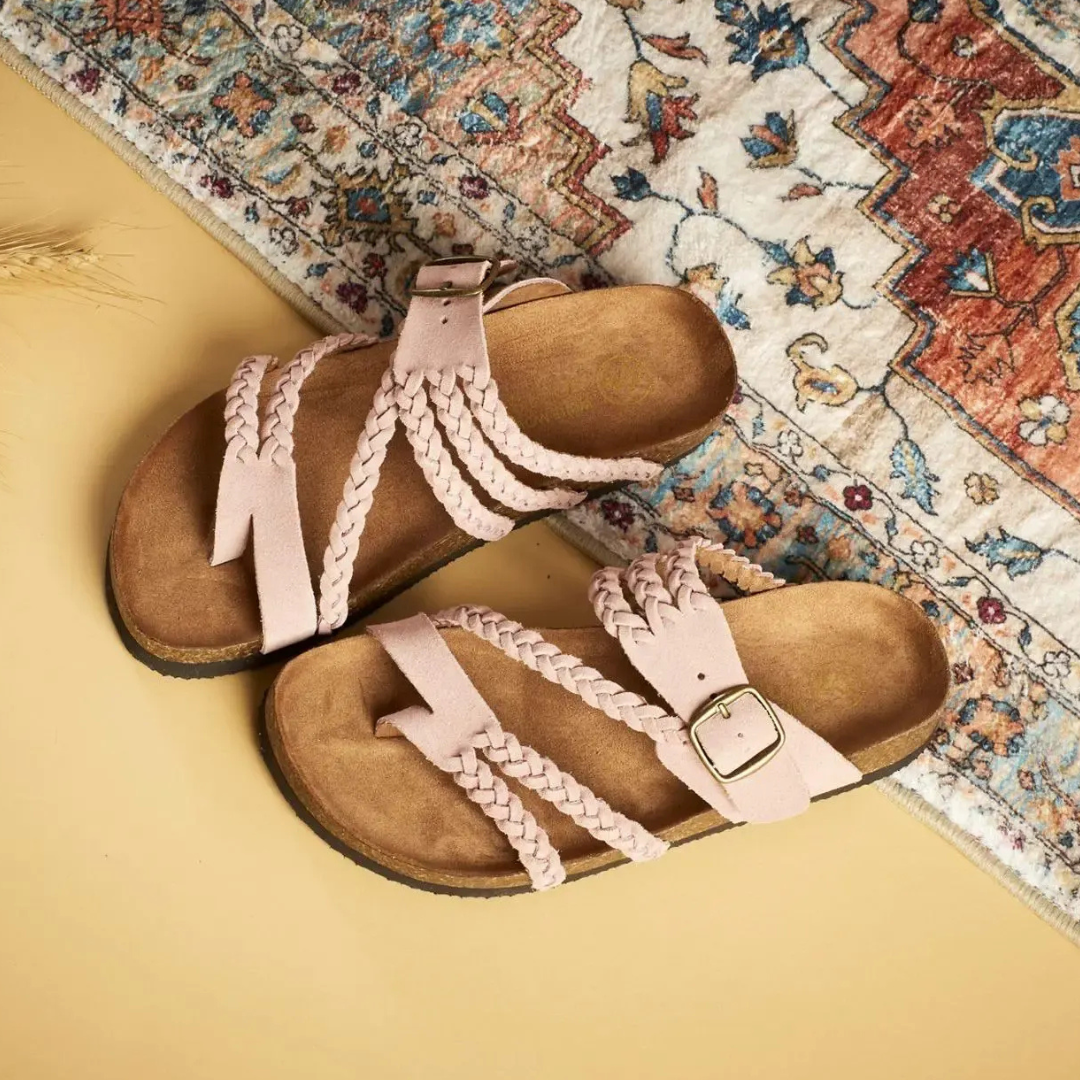 Freya | Orthopaedic Braided Leather Sandal