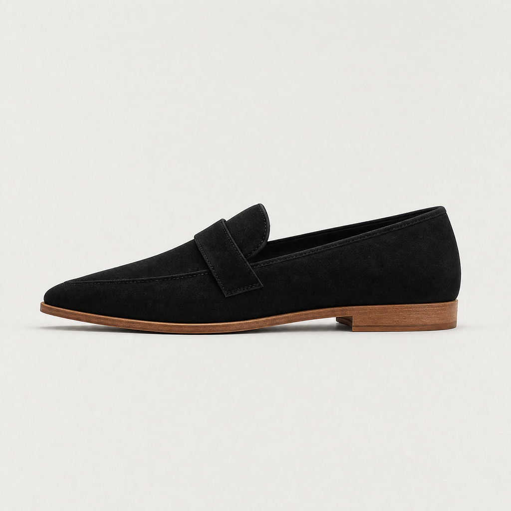 Melissa | Suede-Look Penny Loafers