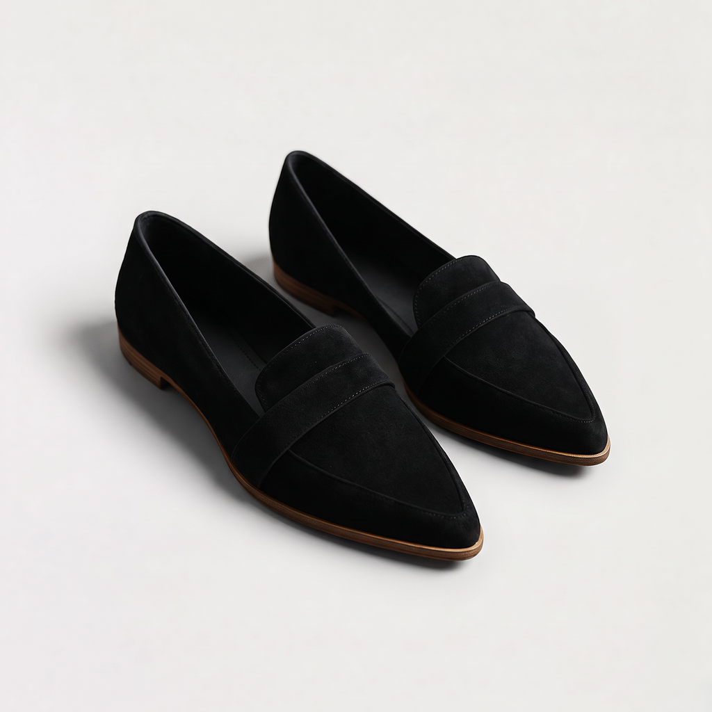 Melissa | Suede-Look Penny Loafers
