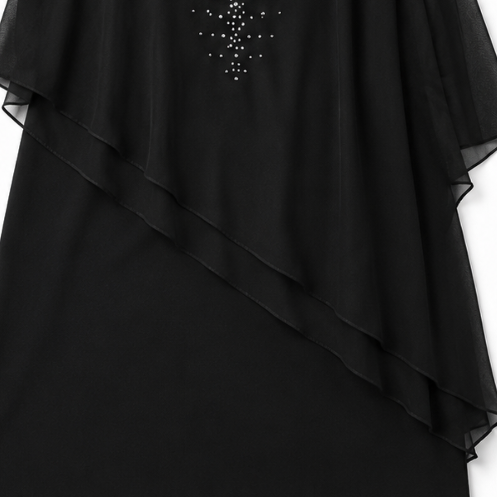 Evelyn | Elegant Draped Occasion Dress