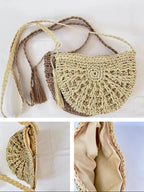 Tiana | Handmade Straw Shoulder Bag