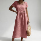Romina | Easy Embroidered Dress
