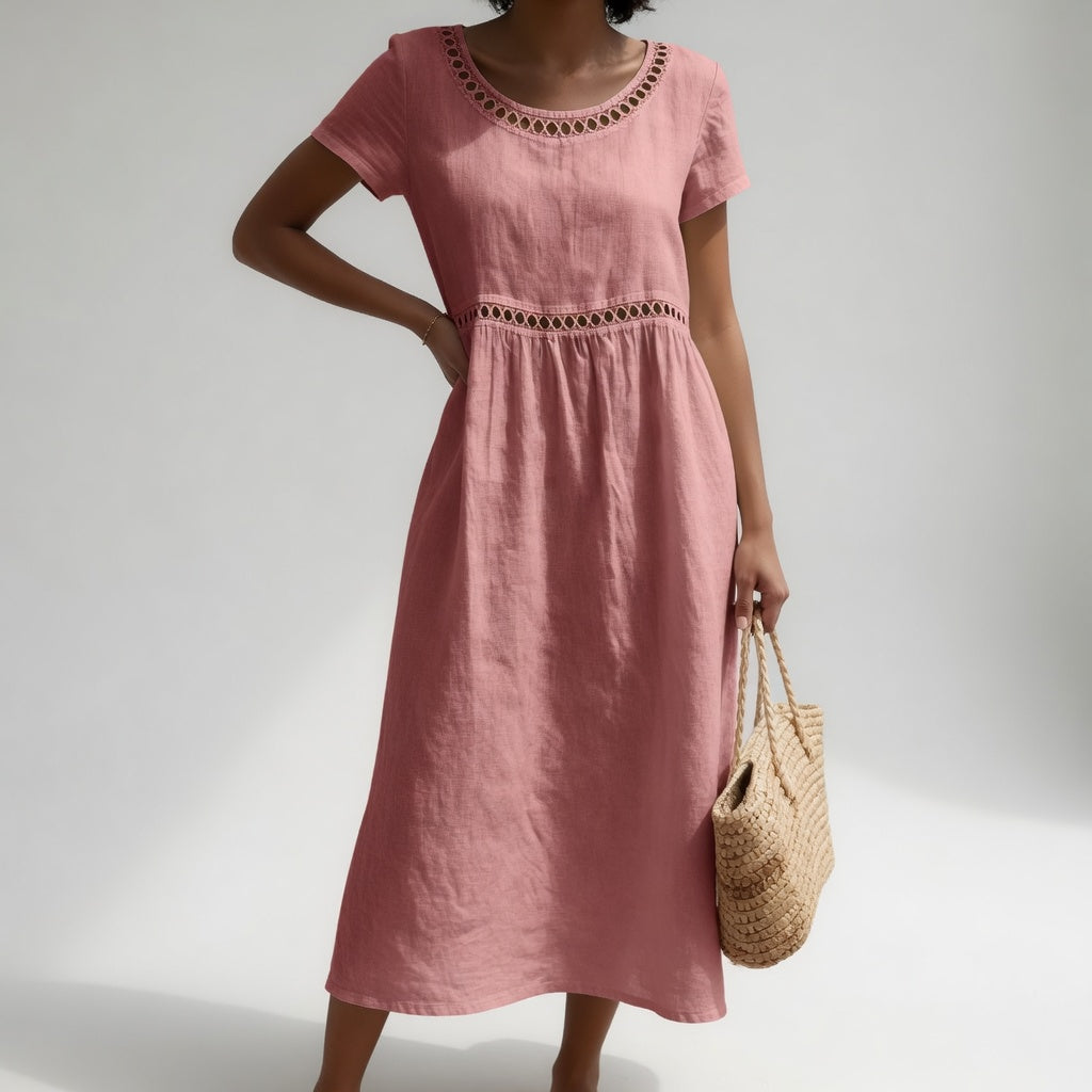 Romina | Easy Embroidered Dress