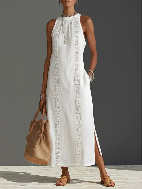 Lucinda | Elegant Embroidered Midi Dress