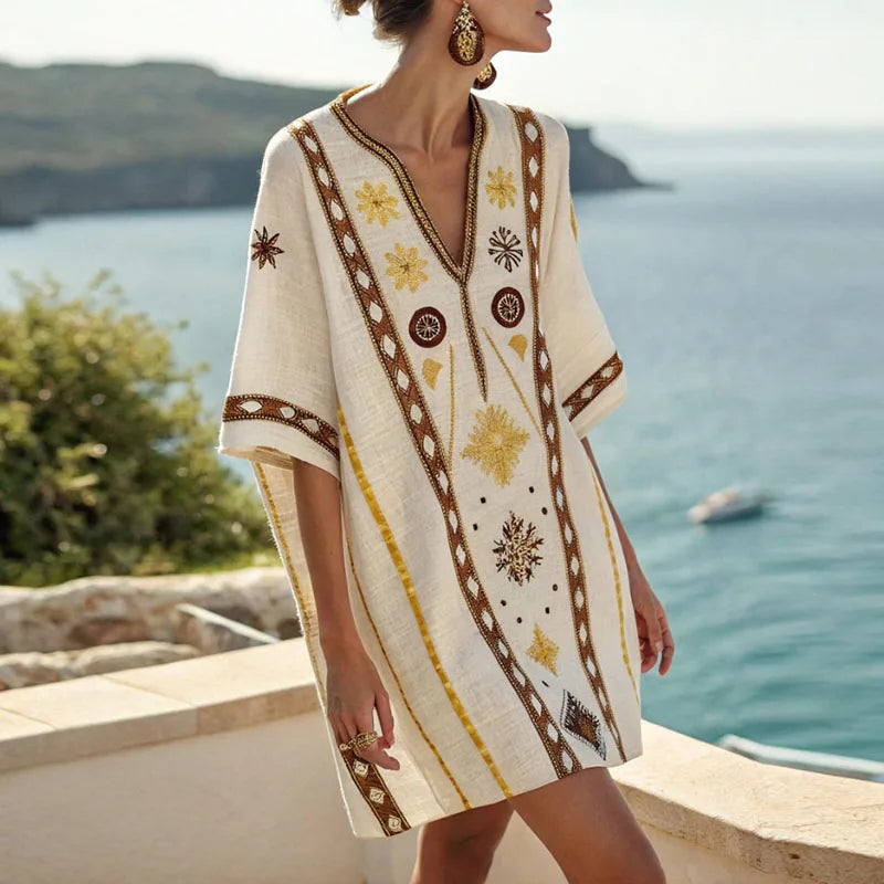 Nina - Elegant and Comfortable Beach Dress for Summer Days