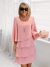Vivienne - Elegant Comfort Ruffle Dress