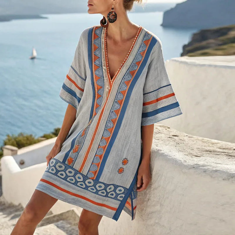 Elegant Maya - Flowing Maxi Dress for All Occasions