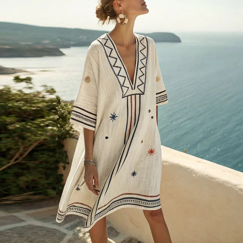 Ingrid - Elegant and Versatile Beach Dress for Summer Days